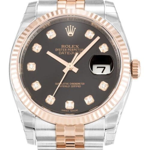 Rolex Datejust 36mm Black Dial 116231-3 Super Clone